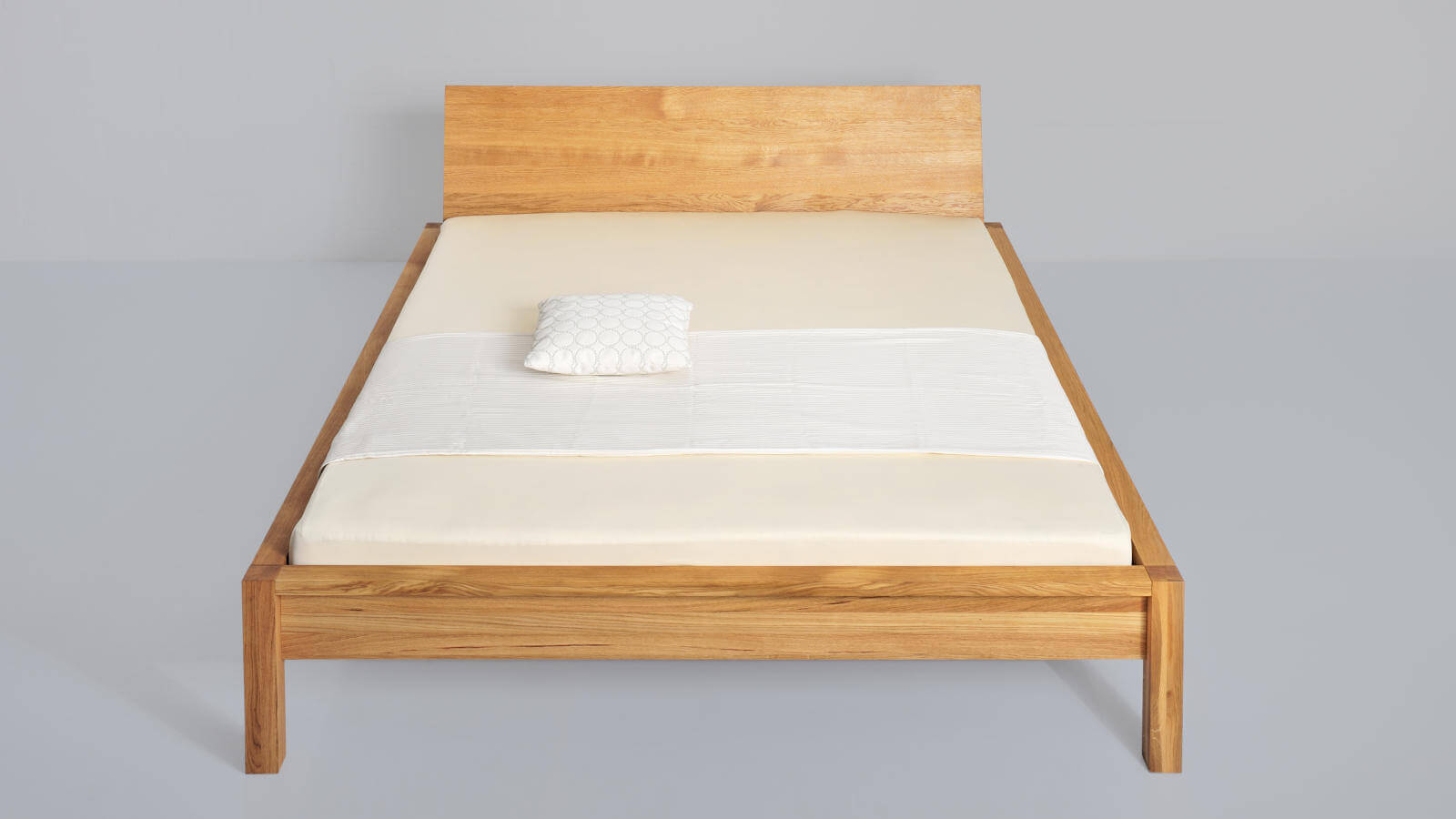 Massivholzbett Cara Eiche Buche Kirsche Nussbaum