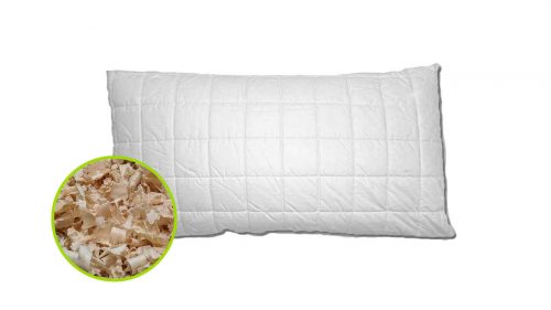 Nackenstützkissen mit Füllung aus Dinkel und Zirbe